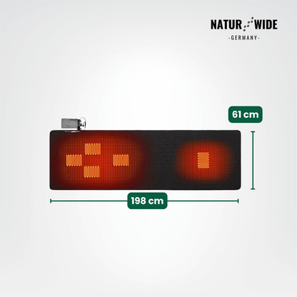 Beheizbare Isomatte USB – 5 Heizzonen Camping (198 x 61 cm)