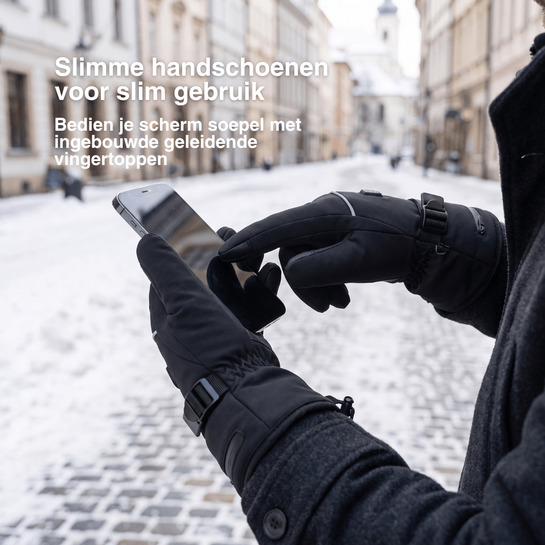 Verwarmde handschoenen – 3 warmtestanden, water- en winddicht