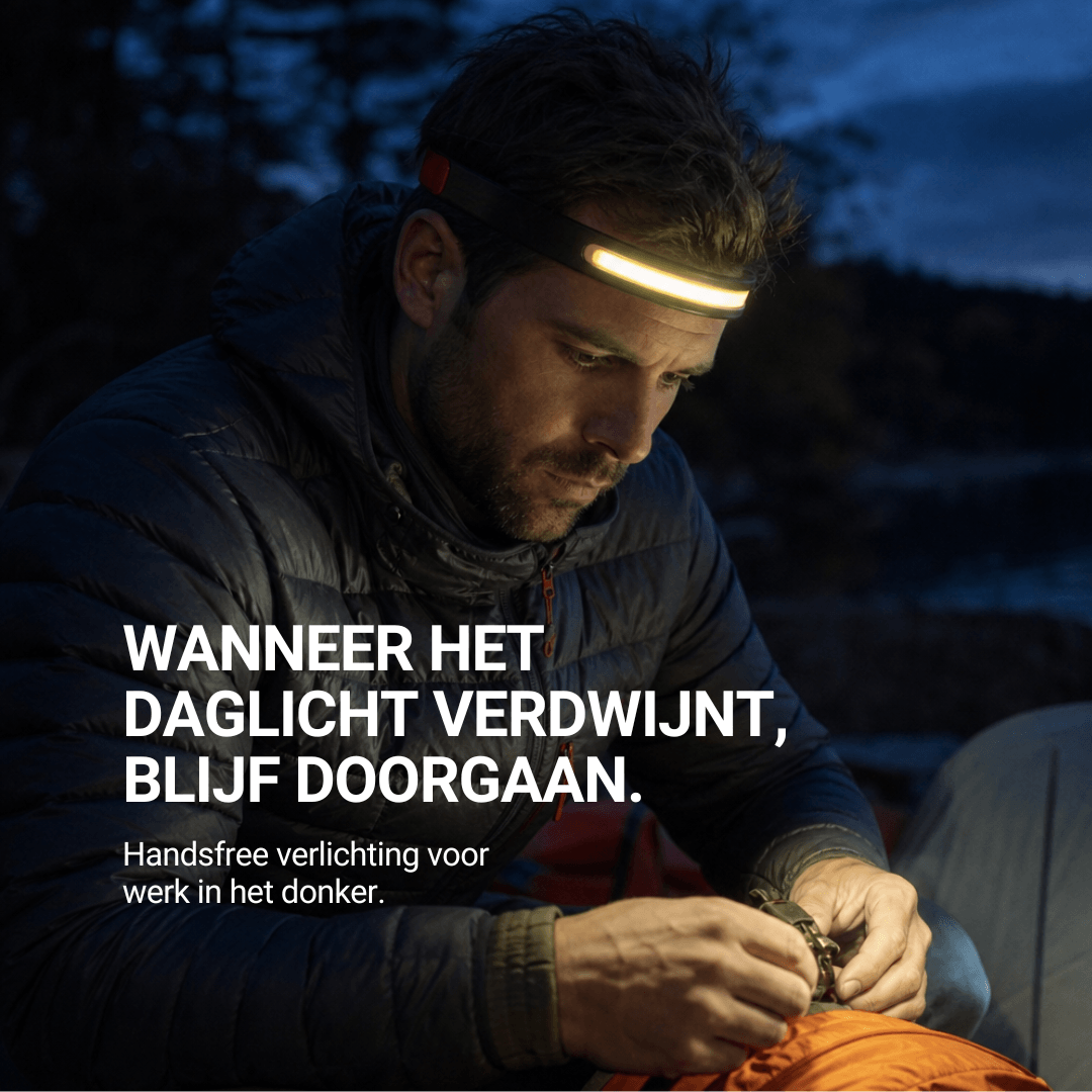 Naturwide Hoofdlamp Pro MAX – Het origineel
