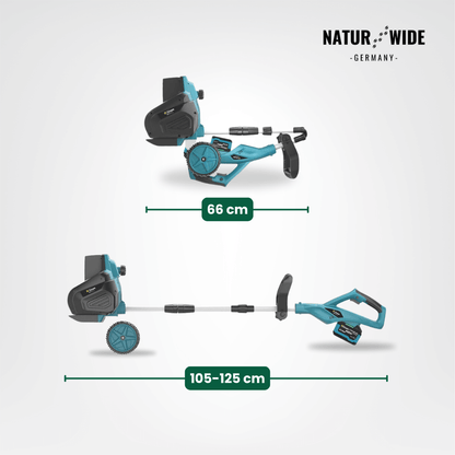 Akku Schneefräse 3500W – Bürstenloser Schneeschieber