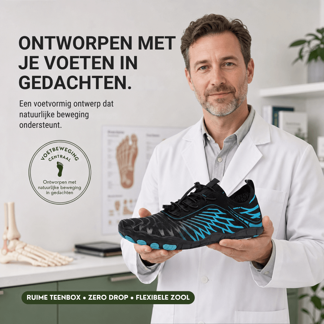 BareFlex – Blotevoetschoenen voor gezond lopen, podologisch getest (unisex)