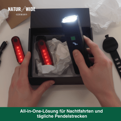 Radlicht Pro - Für klare Sicht und Sichtbarkeit auf allen Wegen