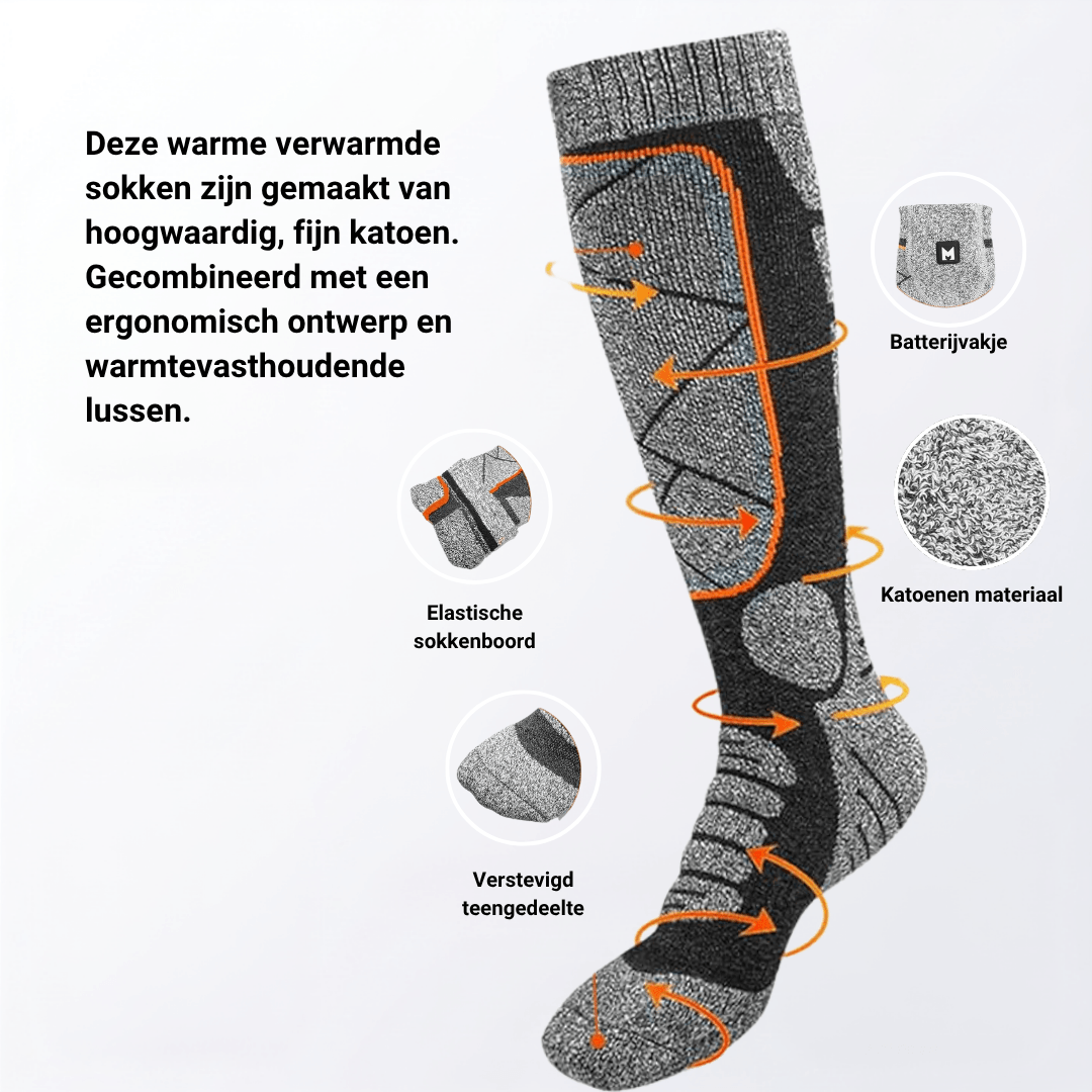 Warme sokken – perfect voor skiën, buitenactiviteiten en de winter.