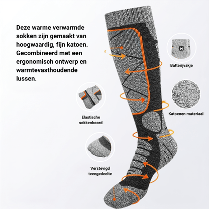 Warme sokken – perfect voor skiën, buitenactiviteiten en de winter.