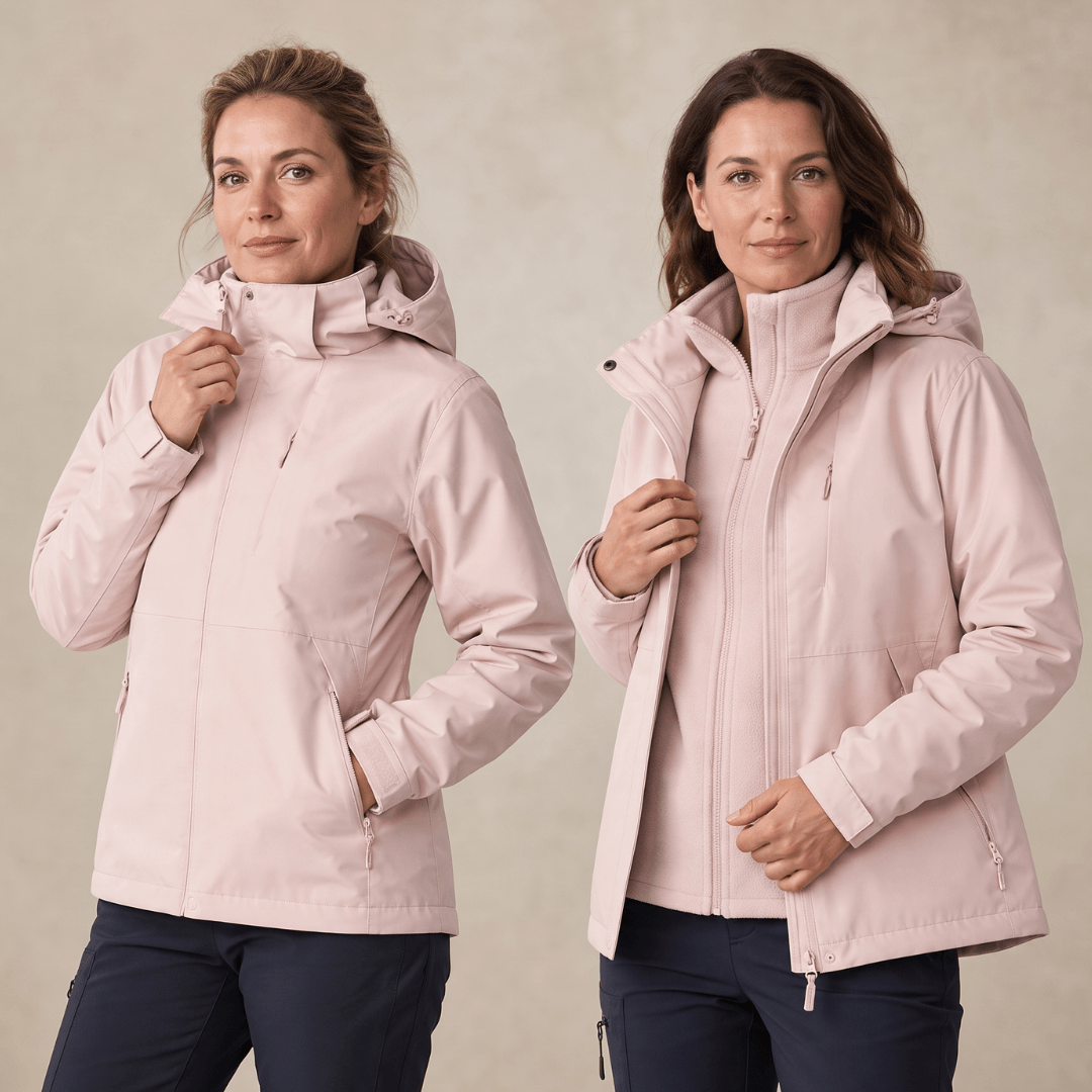 Waterdichte 3-in-1 regenjassen voor dames