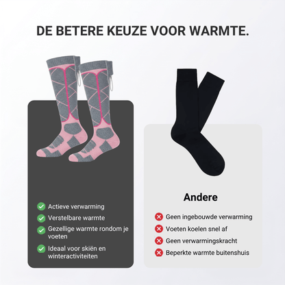 Warme sokken – perfect voor skiën, buitenactiviteiten en de winter.