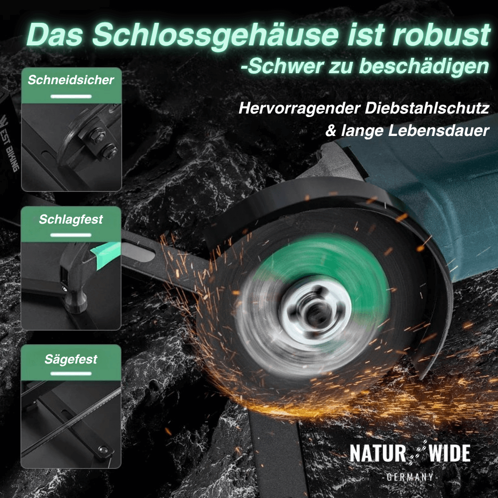 Klappschloss für Fahrrad & E-Scooter – Anti-Diebstahl