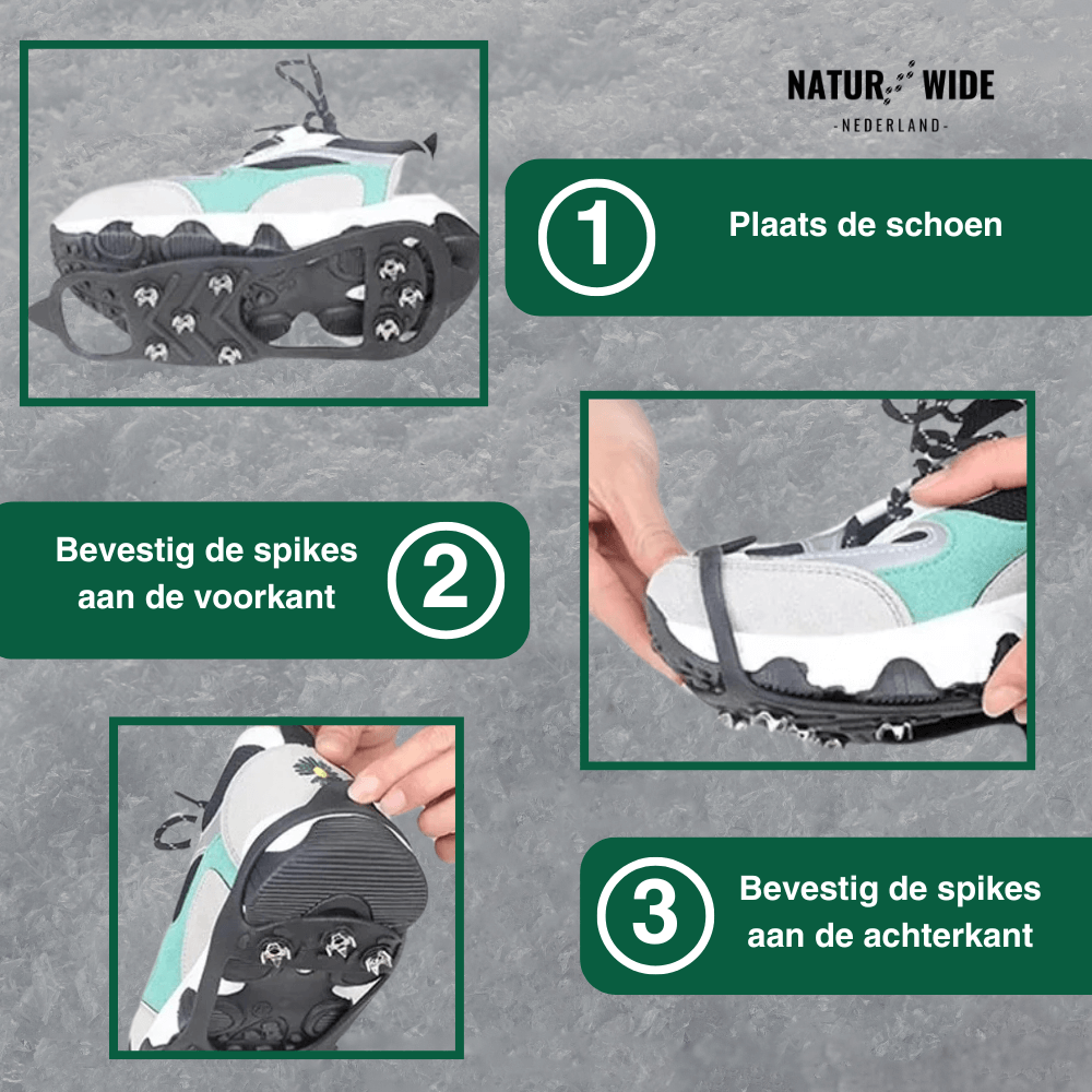 Antislip schoenspikes – uitstekende grip op ijshockeyschoenen en sneeuw