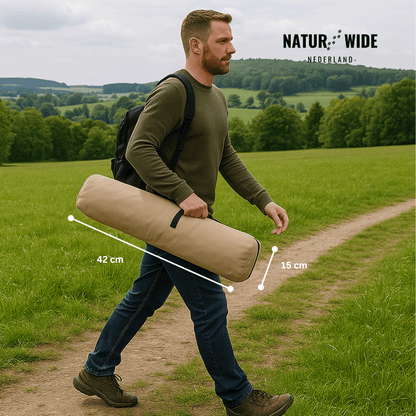 Naturwide Opvouwbare Campingstoel – Draagbaar & Comfortabel