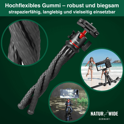 Flexibles Octopus-Stativ – Vielseitig für Kamera & Smartphone