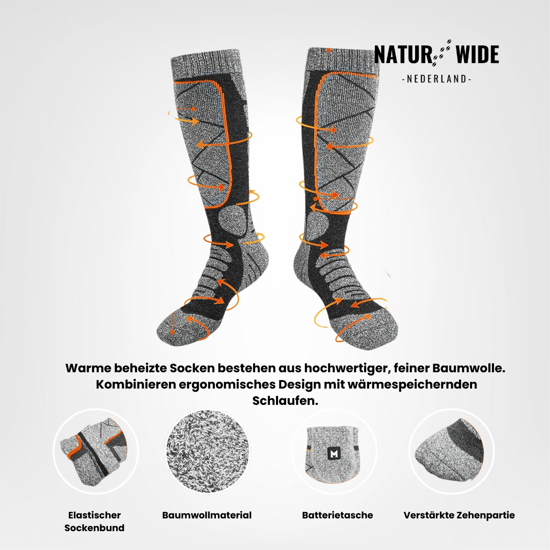 Warme sokken – perfect voor skiën, buitenactiviteiten en de winter.