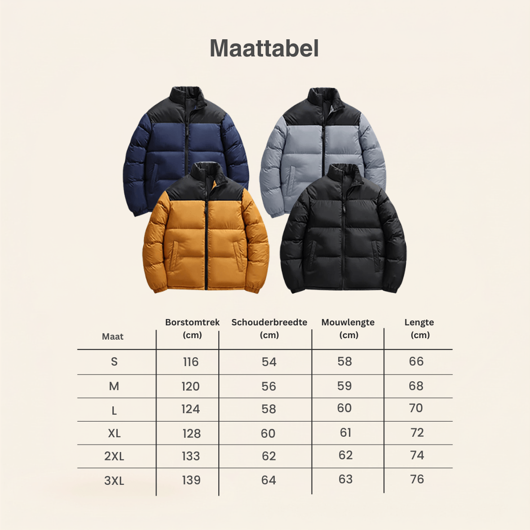 Verwarmde winterjas – 6 verwarmingszones, waterdicht en extra warm voor dames en heren.