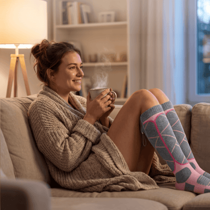 Warme sokken – perfect voor skiën, buitenactiviteiten en de winter.