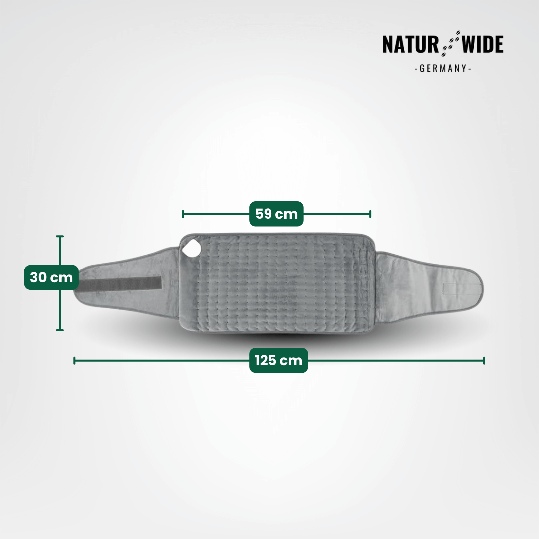 Elektrischer Heizgürtel Rücken – 9 Wärmestufen & Timer