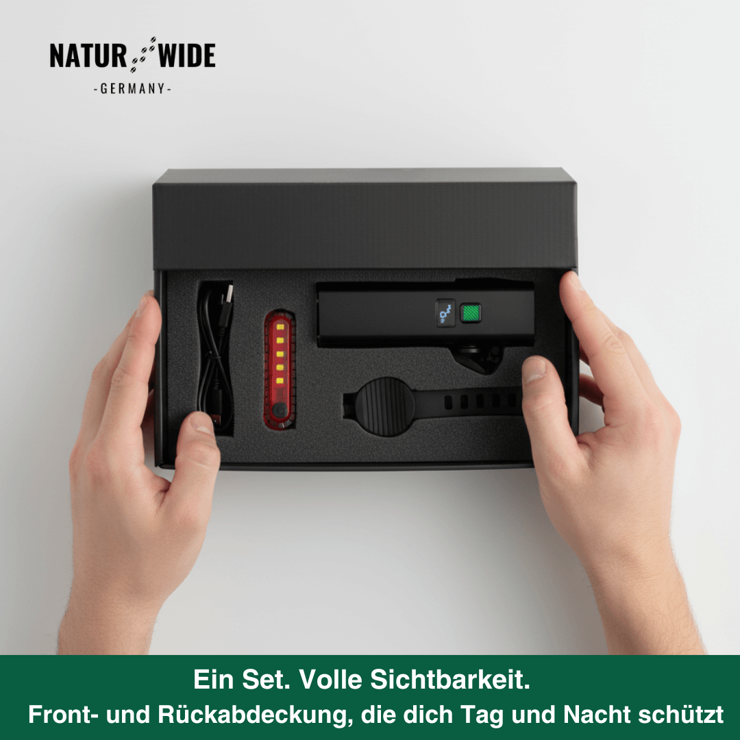 Radlicht Pro - Für klare Sicht und Sichtbarkeit auf allen Wegen