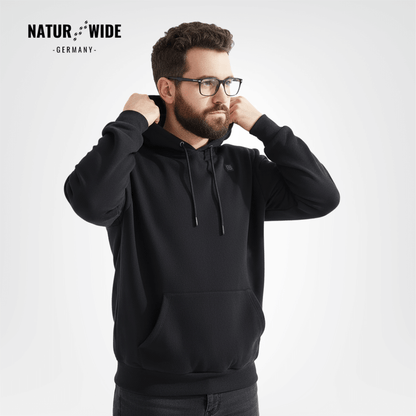 USB Beheizter Hoodie – Unisex Hoodie mit Reißverschluss