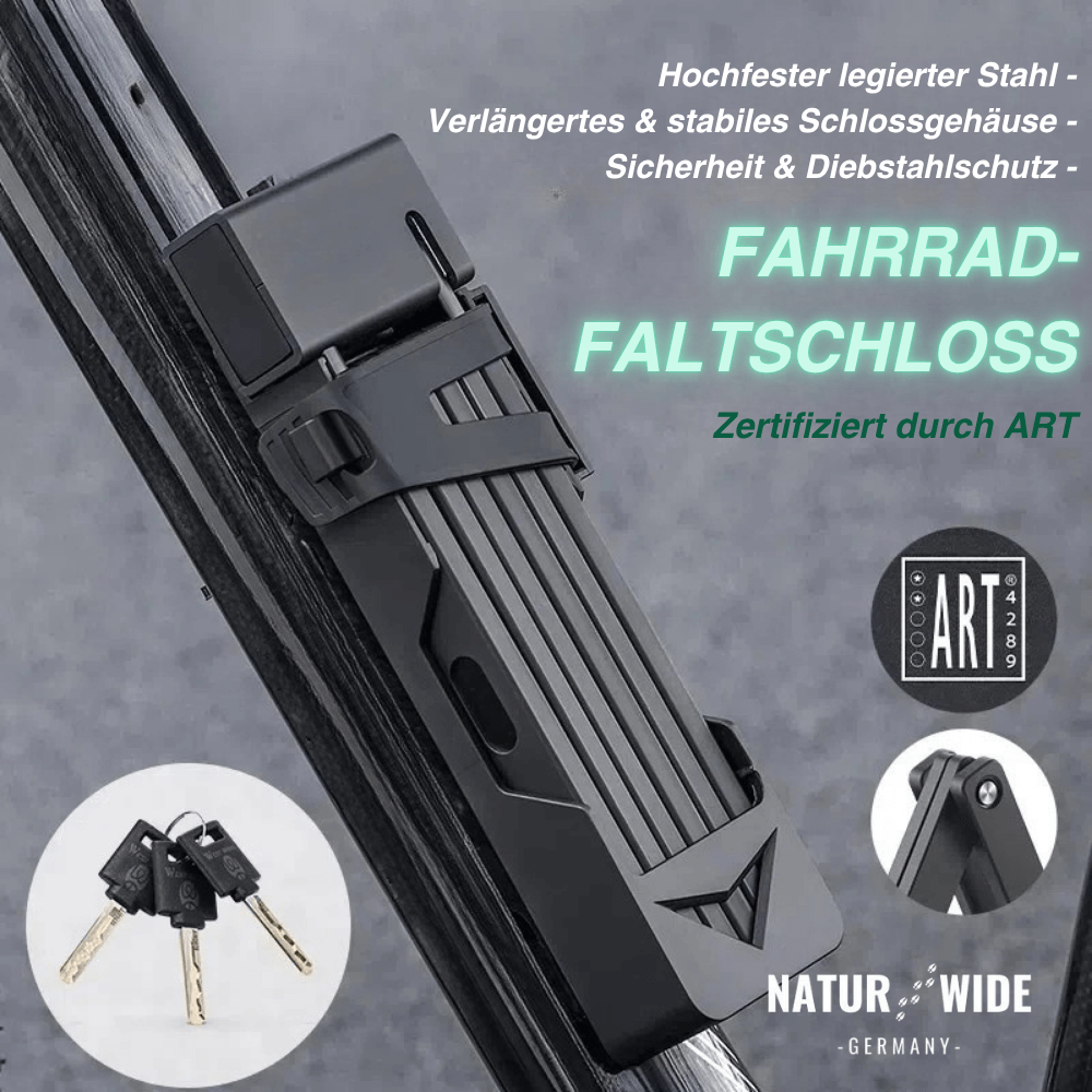 Klappschloss für Fahrrad & E-Scooter – Anti-Diebstahl
