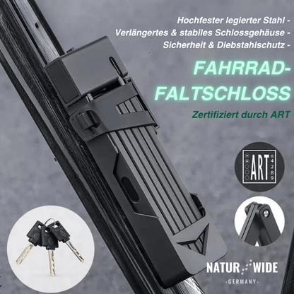 Klappschloss für Fahrrad & E-Scooter – Anti-Diebstahl