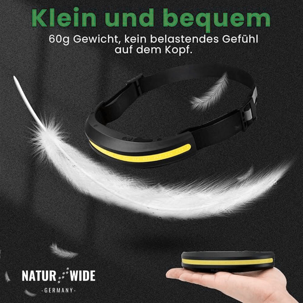 Naturwide Stirnlampe Pro - Das Original