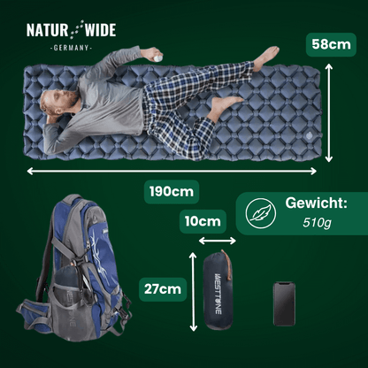 Ultraleichte Isomatte ohne Kopfstütze – Ideal für jedes Abenteuer unterwegs