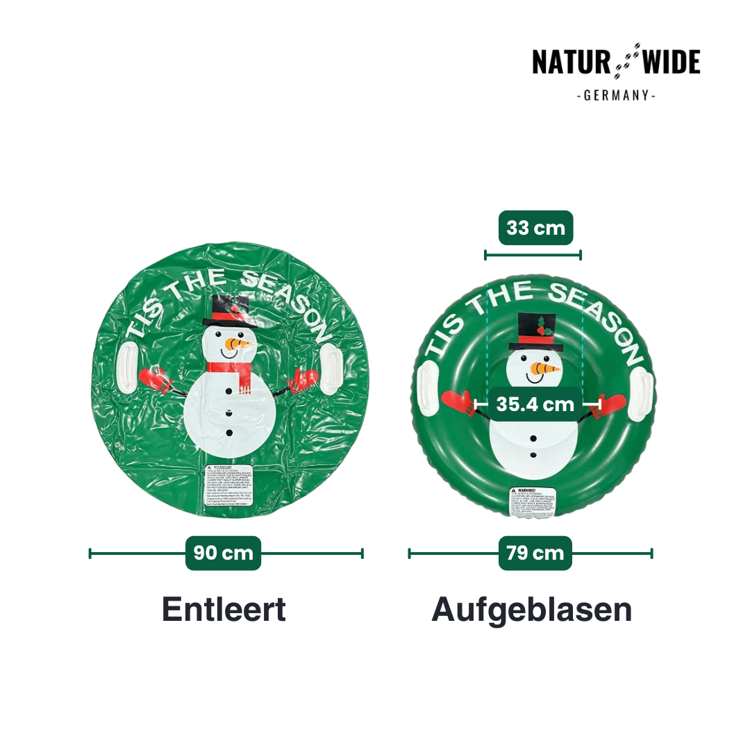 Aufblasbarer Schnee-Reifen – Robuster Winter-Schlitten