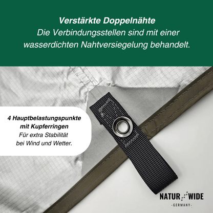 Vielseitiges Sonnen- & Regenschutz-Tarp