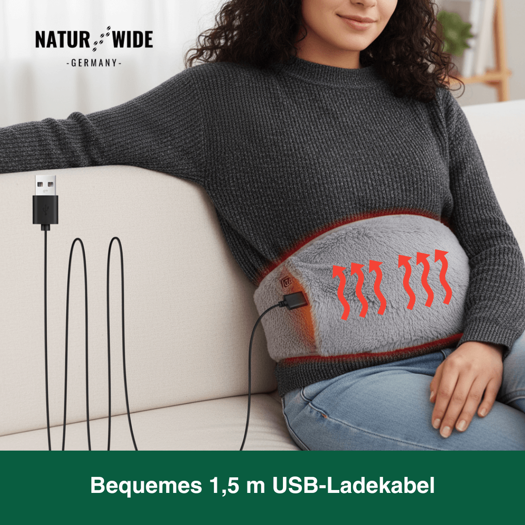 Elektrisches Heizgürtel 3 Stufen – Wärmegürtel für Frauen