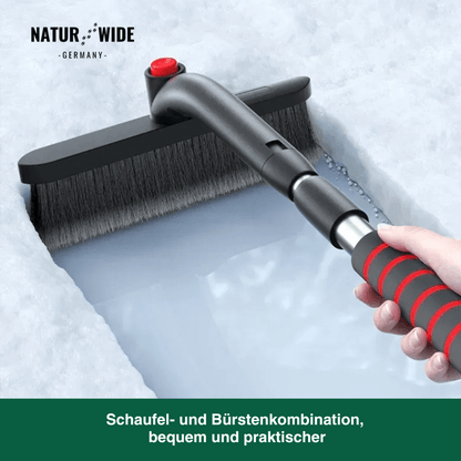 Teleskop Schneeschaufel & Eiskratzer – 2-in-1 Schneebürste