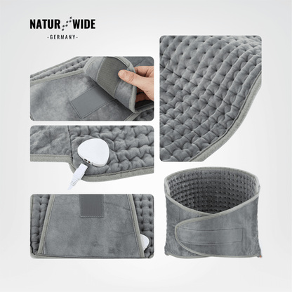 Elektrischer Heizgürtel Rücken – 9 Wärmestufen & Timer