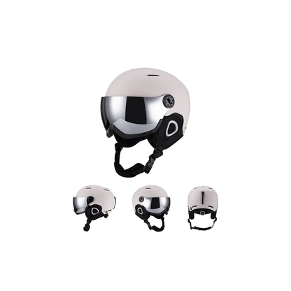 Premium Skihelm mit integriertem Visier – Warm & Stoßfest