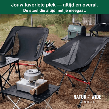 Naturwide Opvouwbare Stoel Pro – Comfortabel en draagbaar