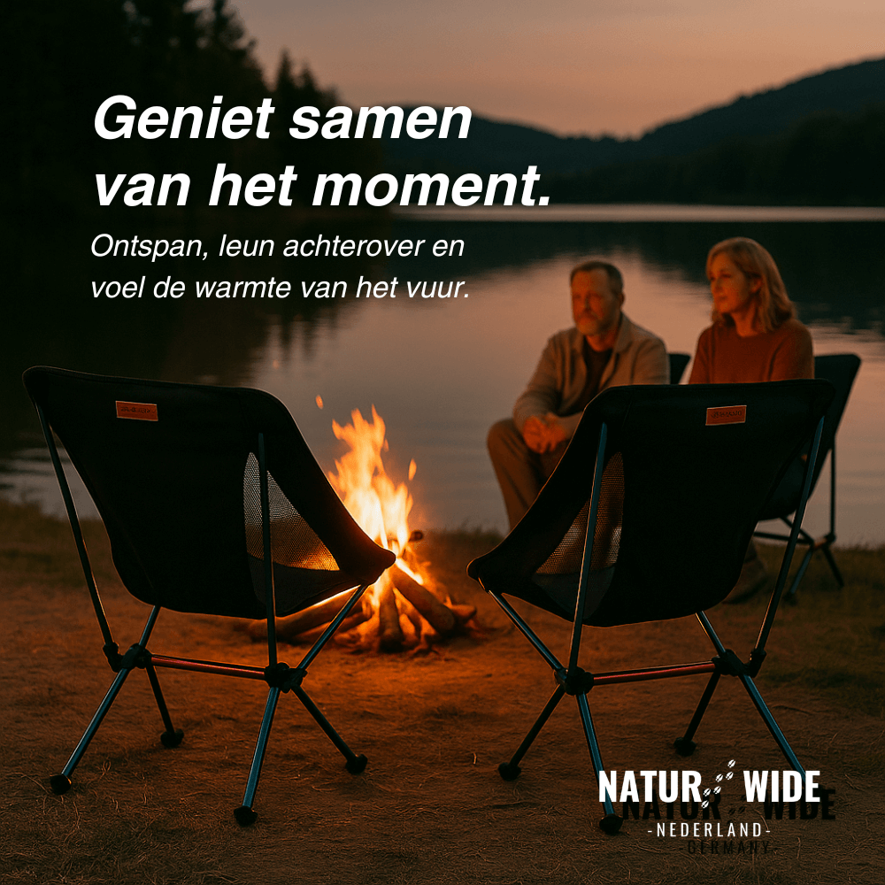 Naturwide Opvouwbare Stoel Pro – Comfortabel en draagbaar