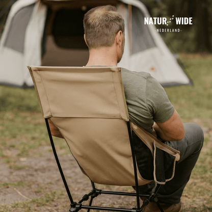 Naturwide Opvouwbare Campingstoel – Draagbaar & Comfortabel