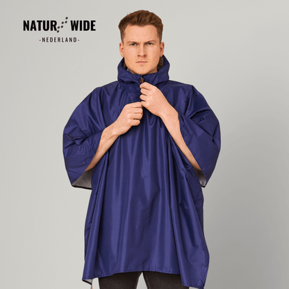 3-in-1 waterdichte regenponcho – Tentzeil & Grondzeil