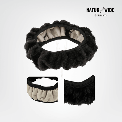 Plüsch Lenkradhülle – Warmer Winterbezug (38 cm)