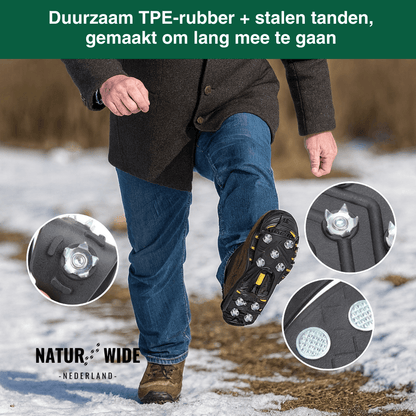 Antislip schoenspikes – uitstekende grip op ijshockeyschoenen en sneeuw