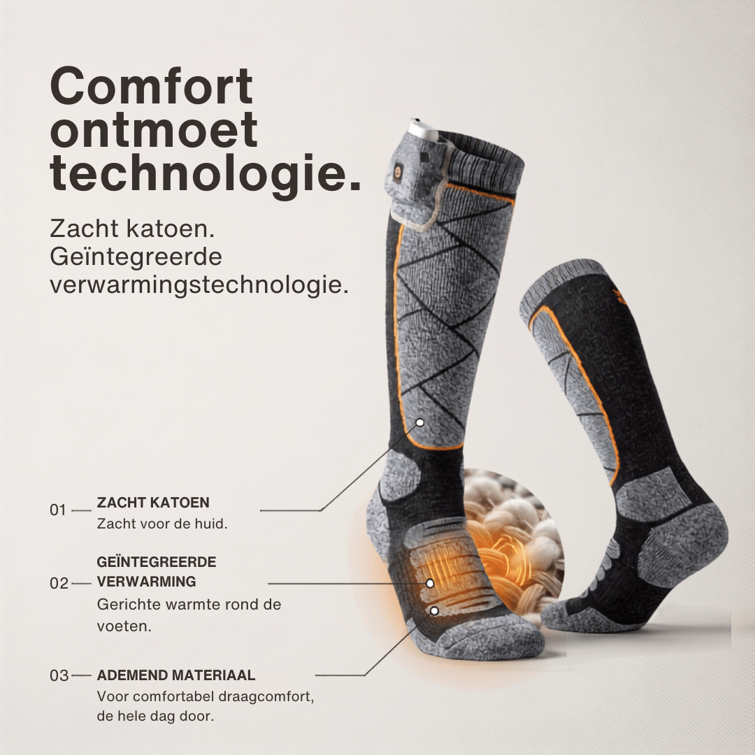 Warme sokken – perfect voor skiën, buitenactiviteiten en de winter.