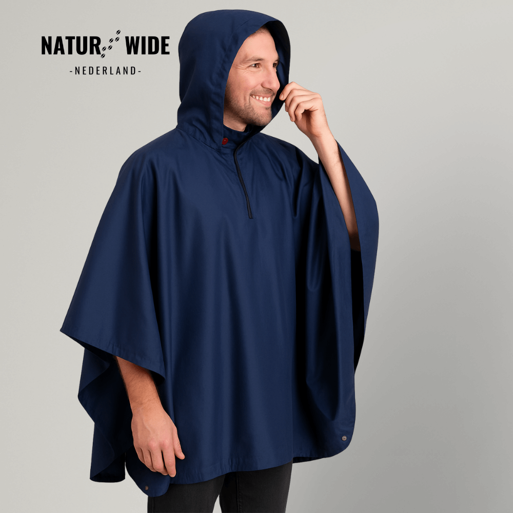 3-in-1 waterdichte regenponcho – Tentzeil & Grondzeil