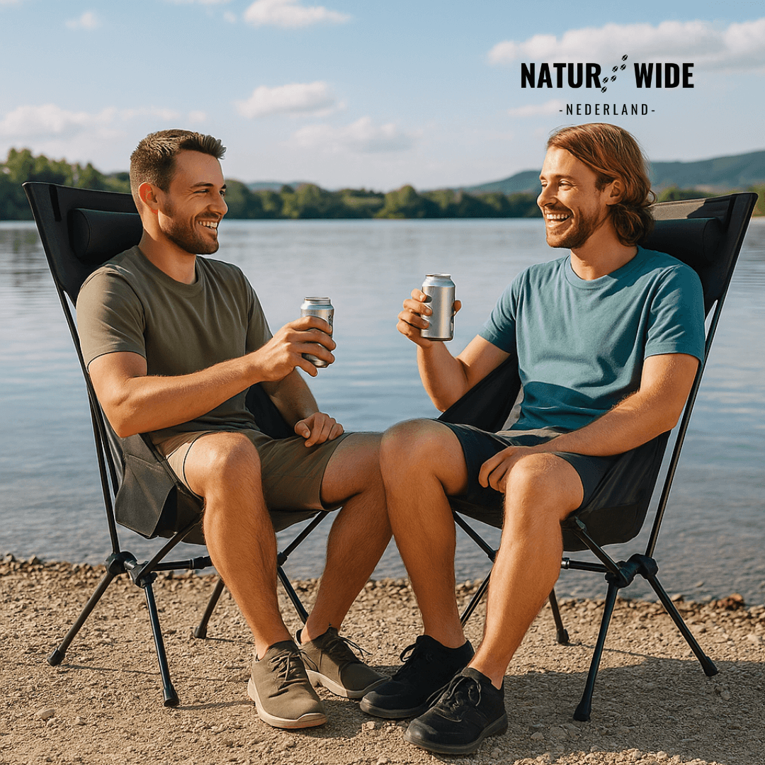 Naturwide Opvouwbare Campingstoel – Draagbaar & Comfortabel