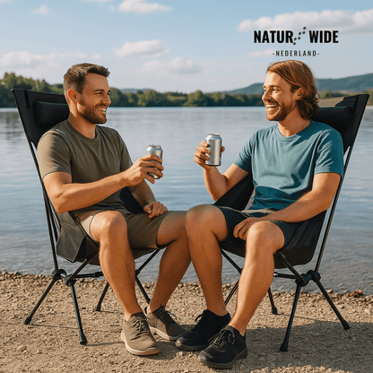 Naturwide Opvouwbare Campingstoel – Draagbaar & Comfortabel