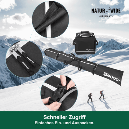 Skitaschen Set 2-teilig – Skisack & Skischuhtasche (200cm)
