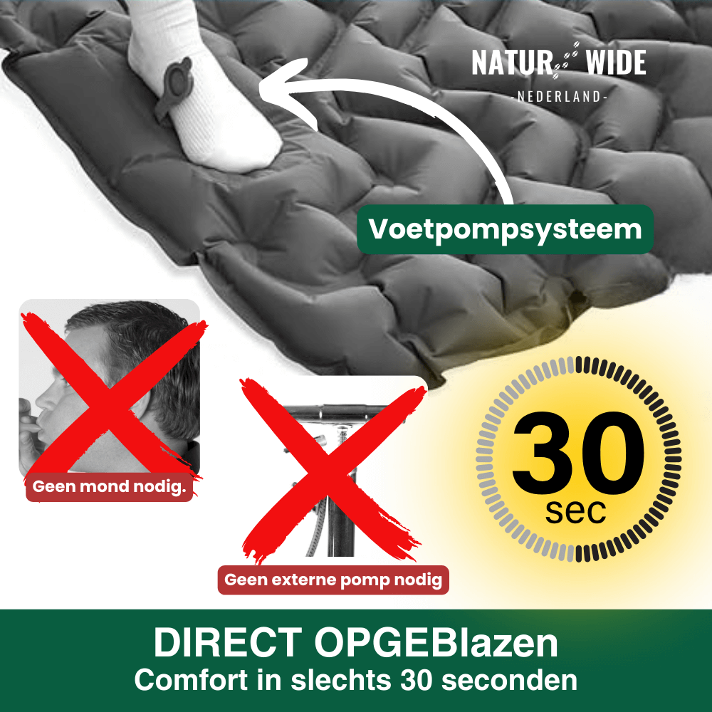 Ultralichte slaapmat – compact en ideaal voor Elk Avontuur