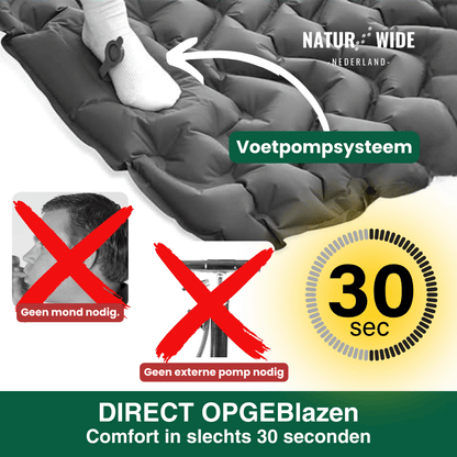 Ultralichte slaapmat – compact en ideaal voor Elk Avontuur