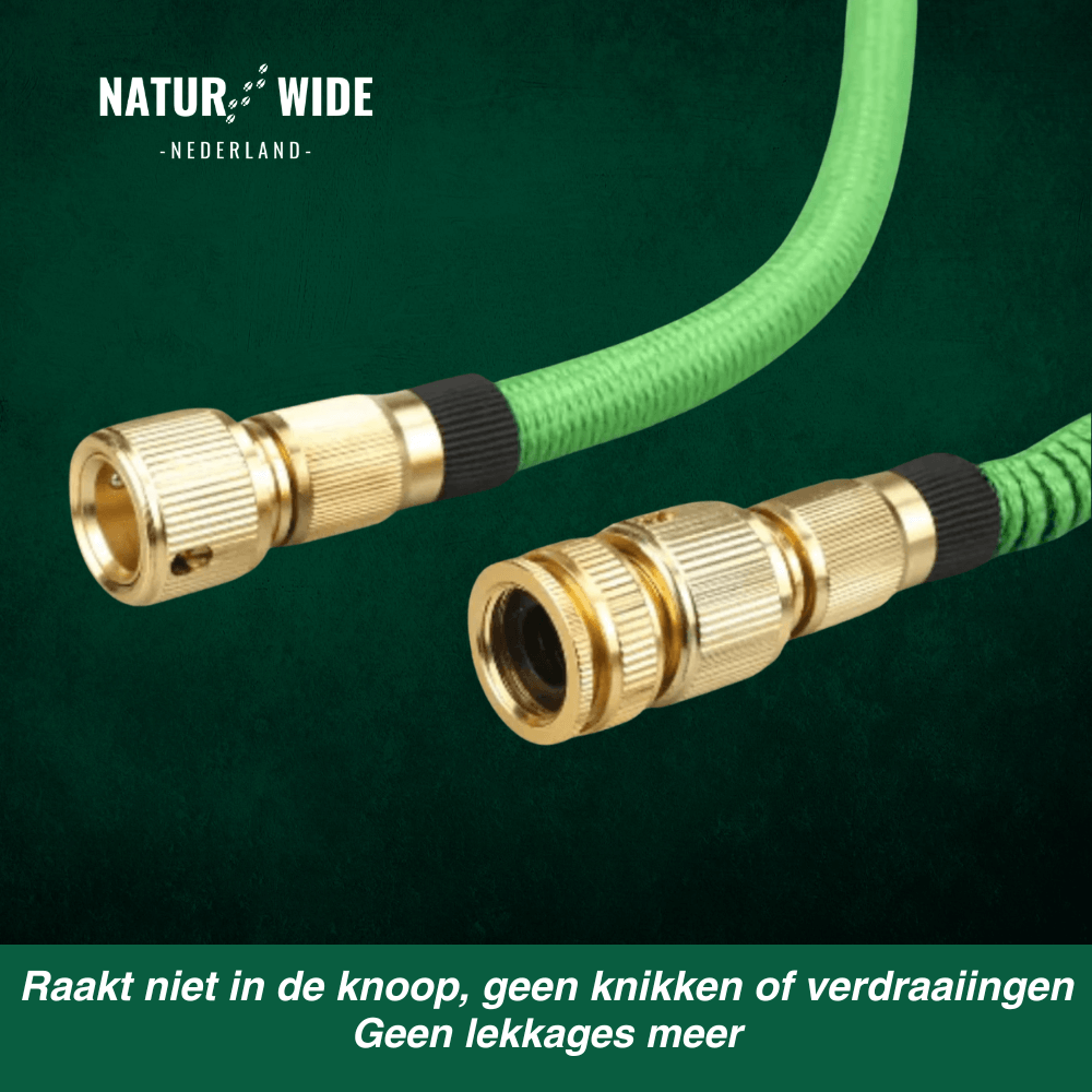 AquaFlex Pro – Flexibele Tuinslang met 7 Sproeifuncties