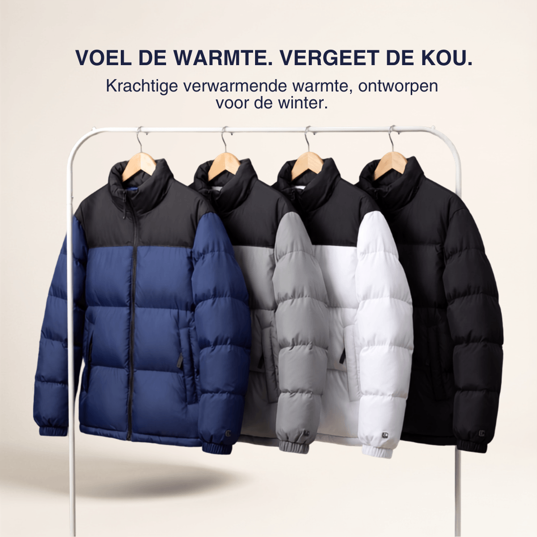 Verwarmde winterjas – 6 verwarmingszones, waterdicht en extra warm voor dames en heren.