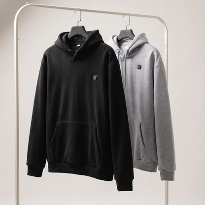 USB-verwarmde hoodie – Unisex hoodie met ritssluiting