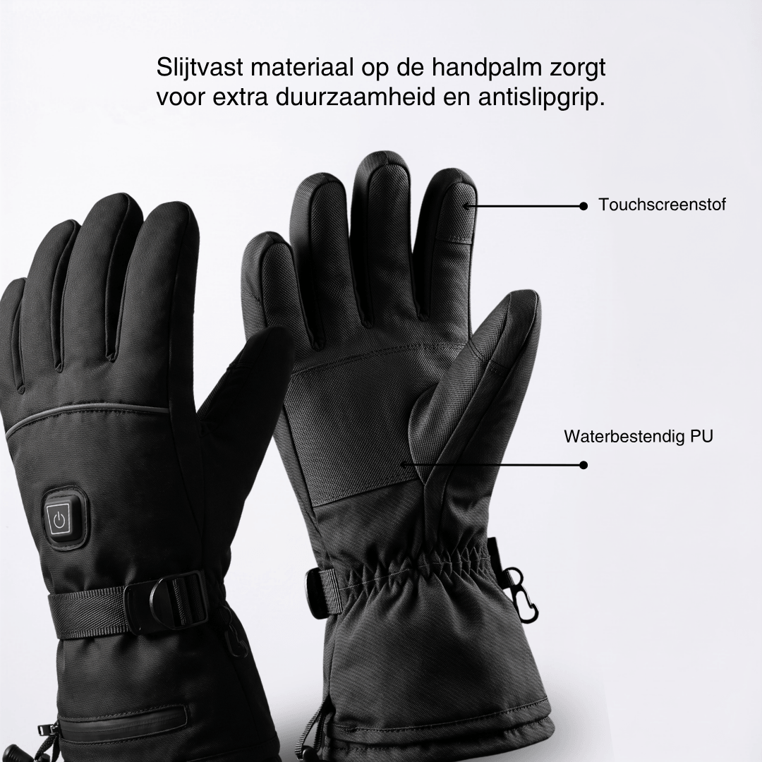 Verwarmde handschoenen – 3 warmtestanden, water- en winddicht