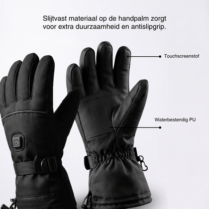 Verwarmde handschoenen – 3 warmtestanden, water- en winddicht