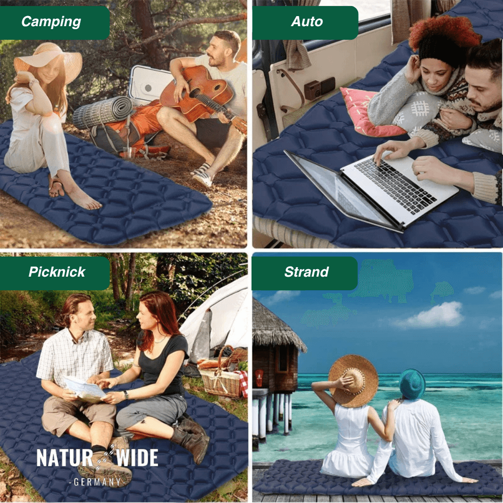 Ultraleichte Isomatte ohne Kopfstütze – Ideal für jedes Abenteuer unterwegs