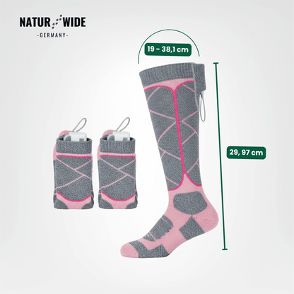 Beheizte Socken – Perfekt für Ski, Outdoor & Winter